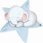 Carta da parati bambini NAP450 animaletti e stelle carta da parati bimbi carte da parati per bambini bambina neonato bimbo bimba