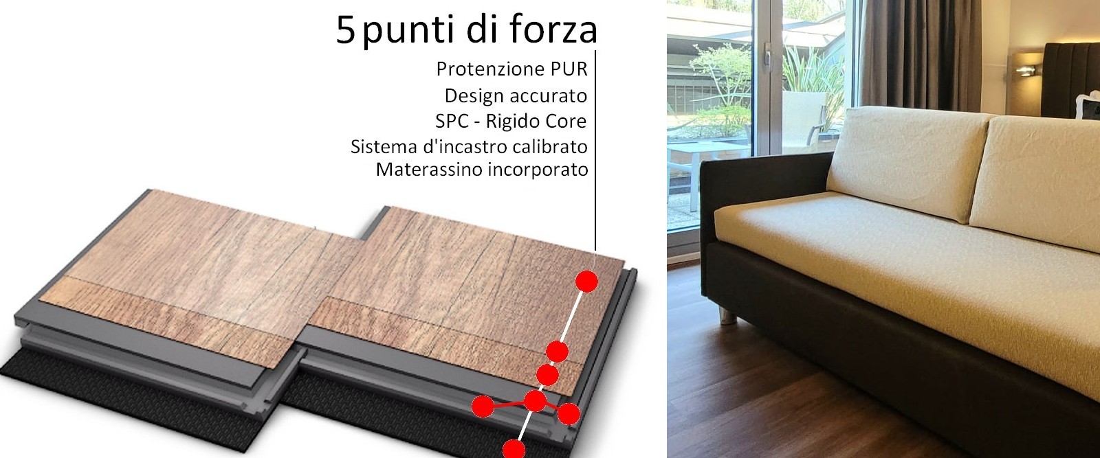 Rinnova le camere d’Hotel con i pavimenti SPC