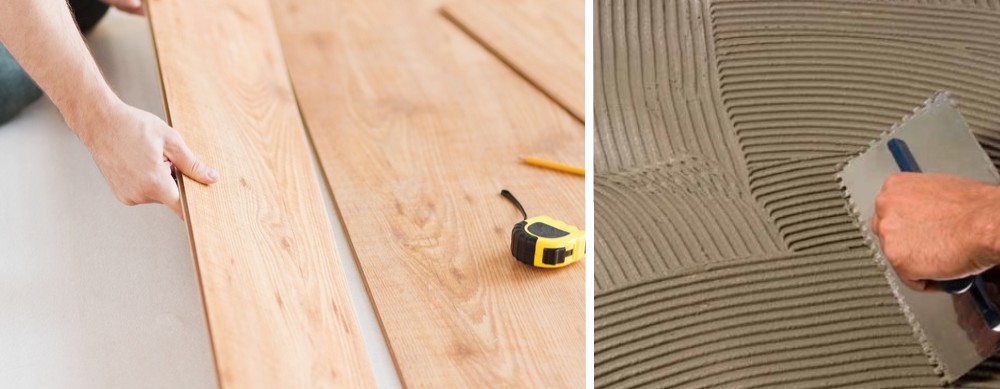 rivestire il vecchio pavimento con la colla o in appoggio materiali rivestimenti per pavimento rivestimenti per pavimenti
