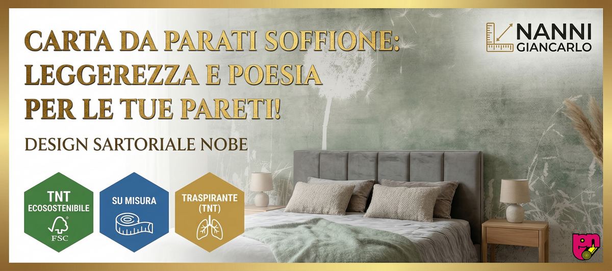 Carta da Parati Soffione: Design su Misura e Poesia | Nanni Giancarlo