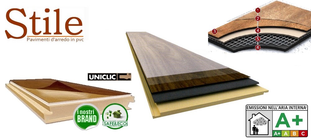 PAVIMENTO SPC  LVT  Pavimento in doghe pvc e piastre - Nanni Giancarlo doghe in pvc vinyl pvc vinile pavimenti