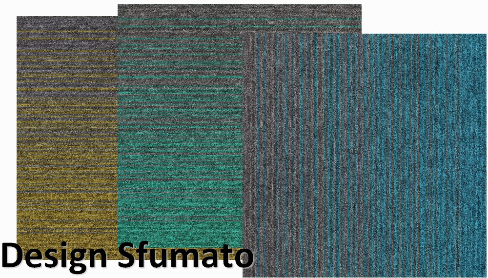 moquette pavimento piastrella sfumata