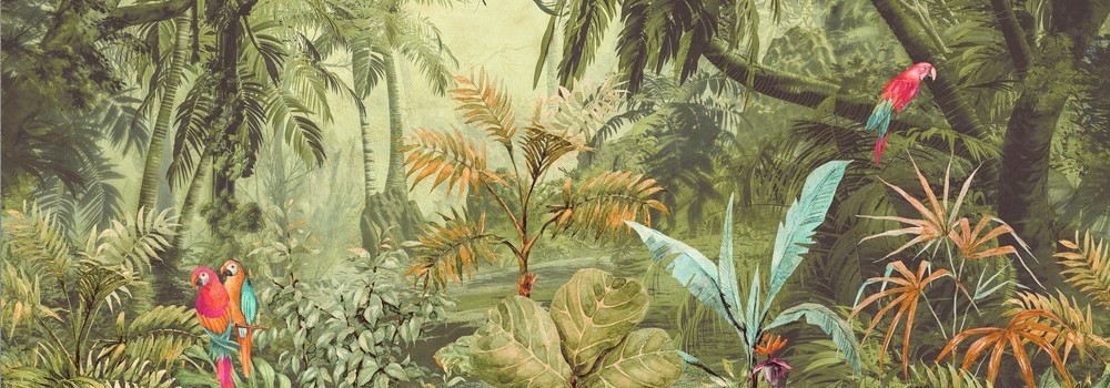 Carte da parati tropicali esotico jungle giungla - Nanni Giancarlo Carta da parti tropicale