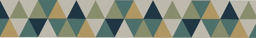 Bordi in carta da parati moderna con triangoli