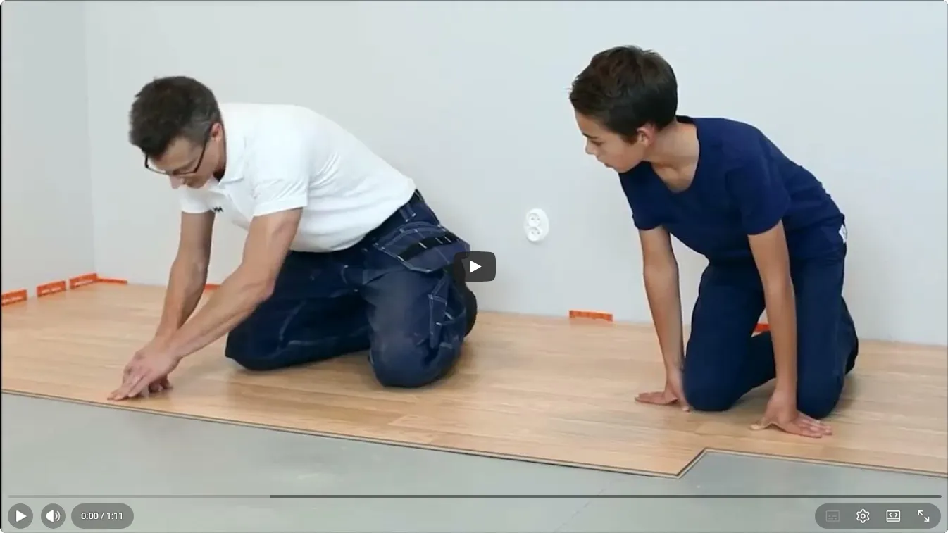 Posa pavimento laminato Click