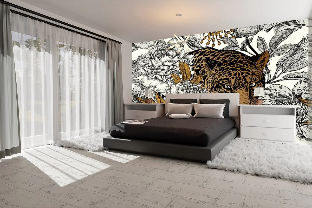 Arredare con carta da parati animalier - Nanni Giancarlo Arredare con la carta da parati animalier Nanni Giancarlo carta da parati idee arredo