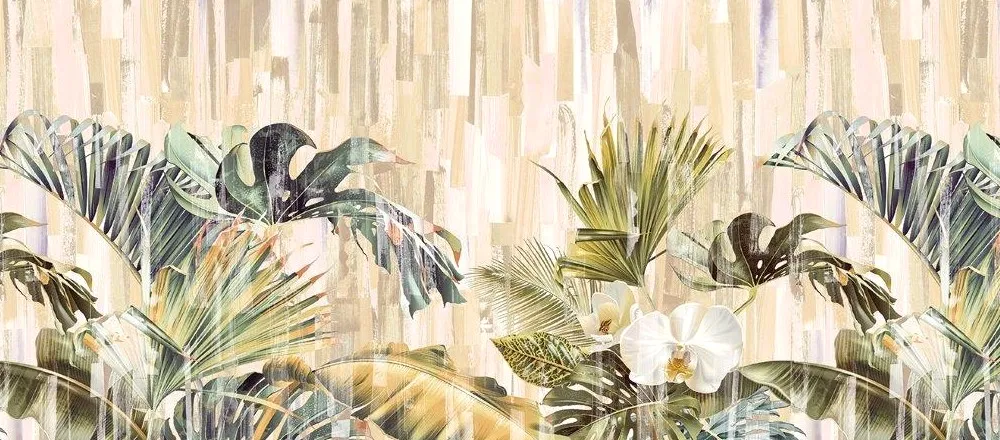 ABSTRACT JUNGLE | Carta da parati jungle su misura