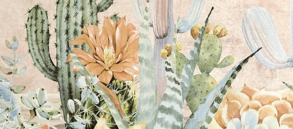 CACTUS | Carta da parati con cactus