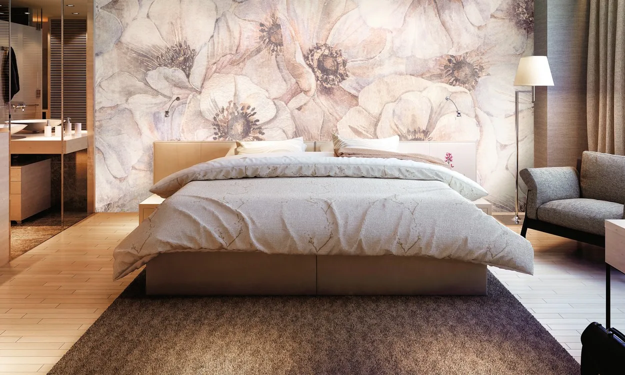 carta da parati grandi fiori per retro letto - Nanni Giancarlo carta da parati grandi fiori per retro letto - Nanni Giancarlo