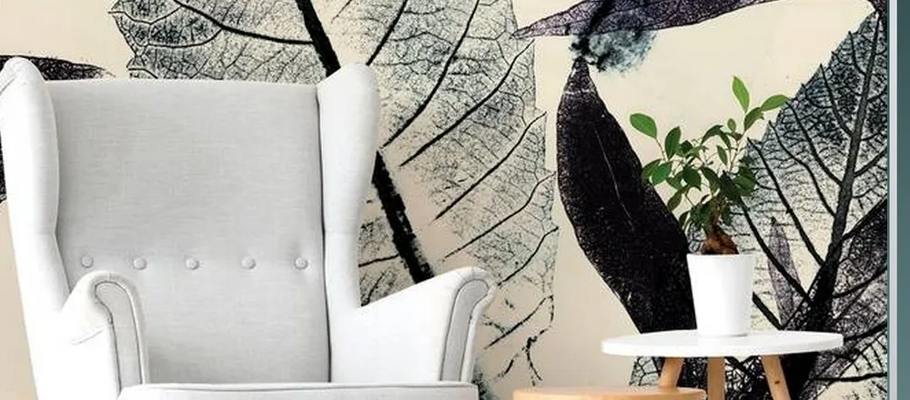 BOTANICA PASSY | Carta da parati botanica con grandi foglie