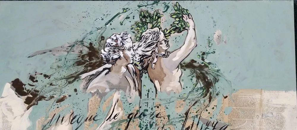 APOLLO e DAFNE | Carta da parati epica