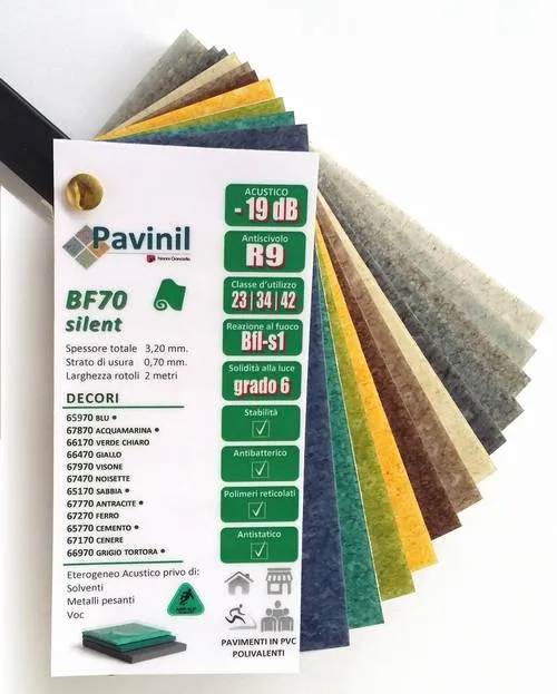 Colori pavimento pvc marezzato Pavinil | Nanni Giancarlo