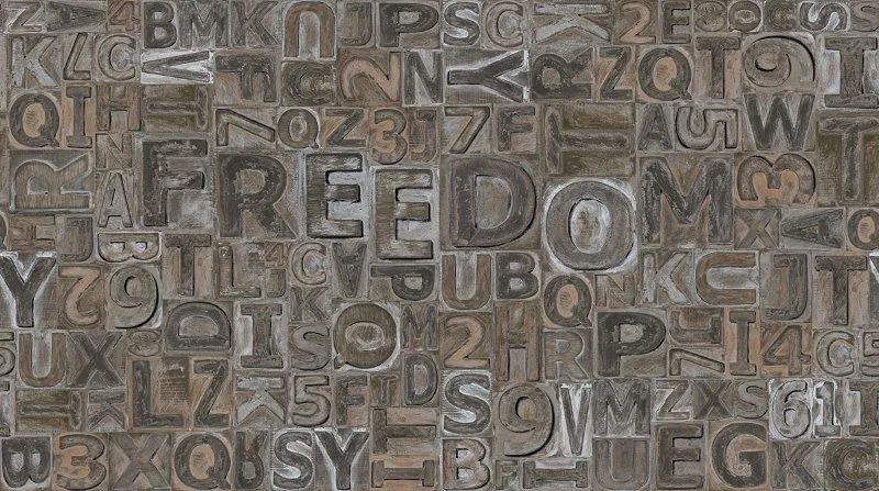 Carta da parati effetto muro con scritte - Nanni Giancarlo Carta da parati effetto muro con scritte - Nanni Giancarlo