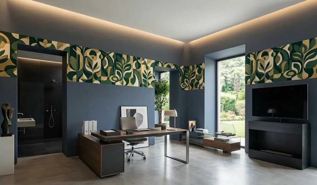 Ufficio moderno con decorazione in tessuto non tessuto | Nanni Giancarlo Ufficio moderno con decorazione in tessuto non tessuto | Nanni Giancarlo