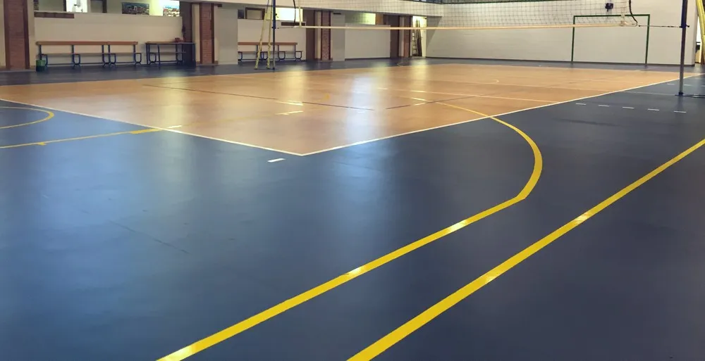 Pavimenti per le nuove palestre scolastiche