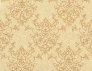 OD 46502 | Carta da parati oro con design damasco