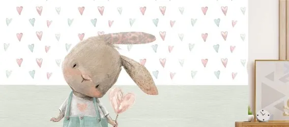 RABBIT | Carte da parati camerette bimbi