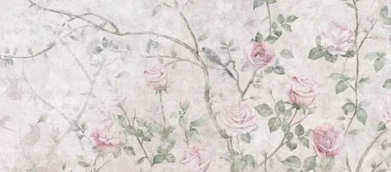 MISS 210 | Carta da parati fiorata su misura