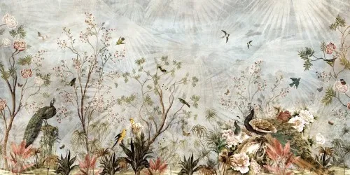 ORIENTE 107 | Carta da parati botanica