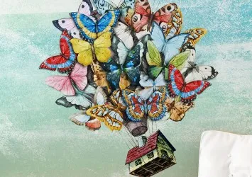PAPILLON | Carta da parati con farfalle
