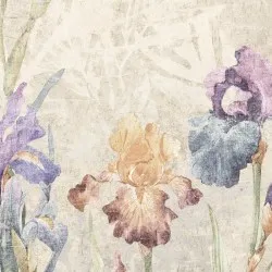 FLEURS IRIS | Carta da parati floreale moderna - Colore 270