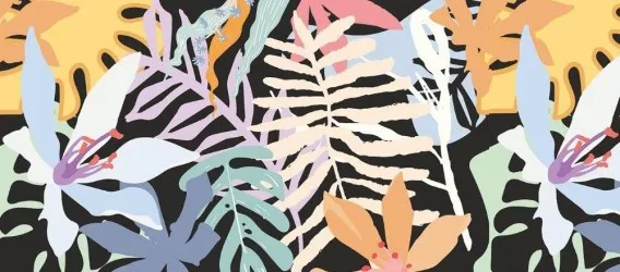 JUNGLE POP | Carta da parati pop art jungle