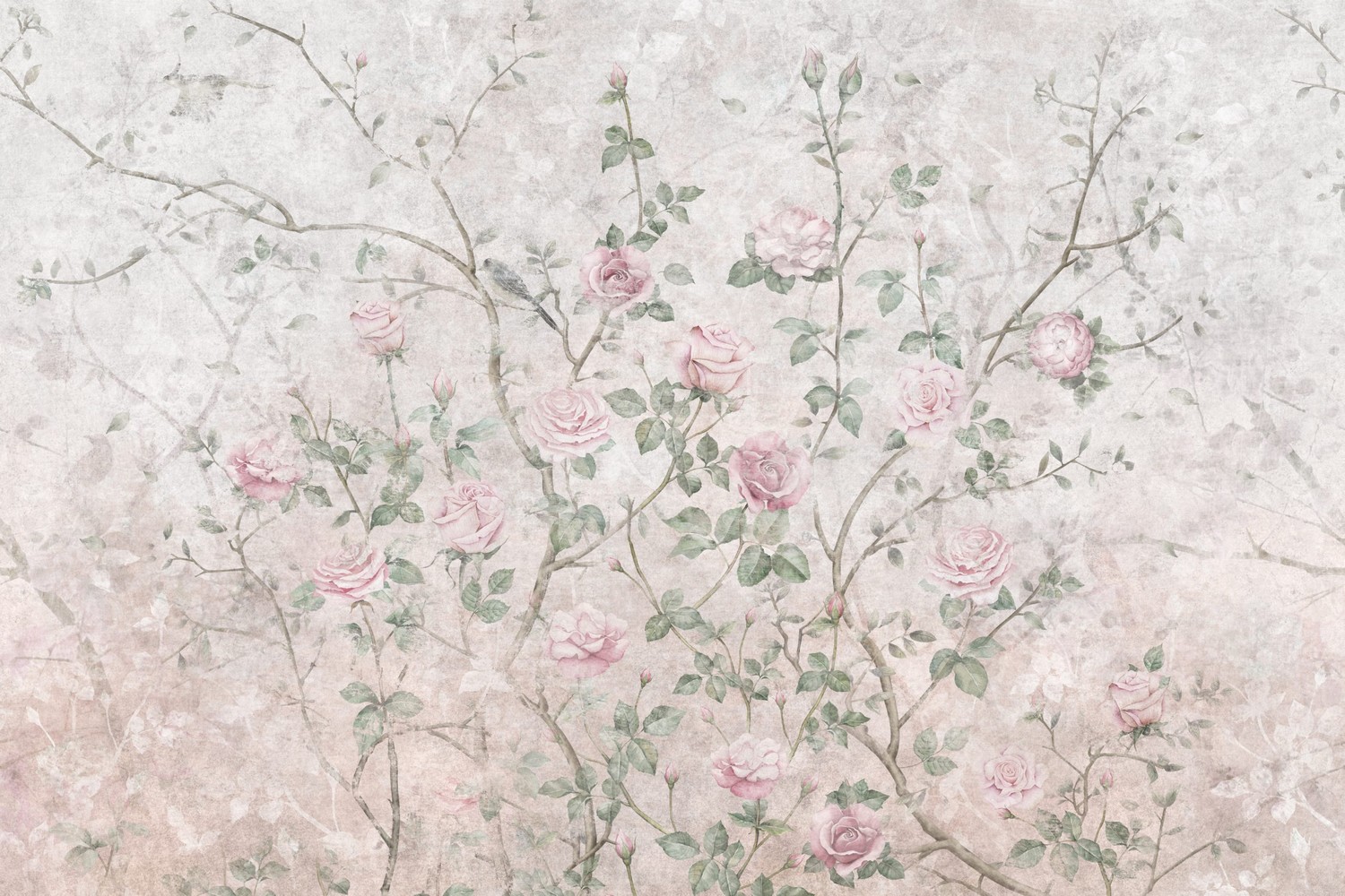 MISS 210 | Carta da parati fiorata su misura - Col. 01 - Nanni Giancarlo