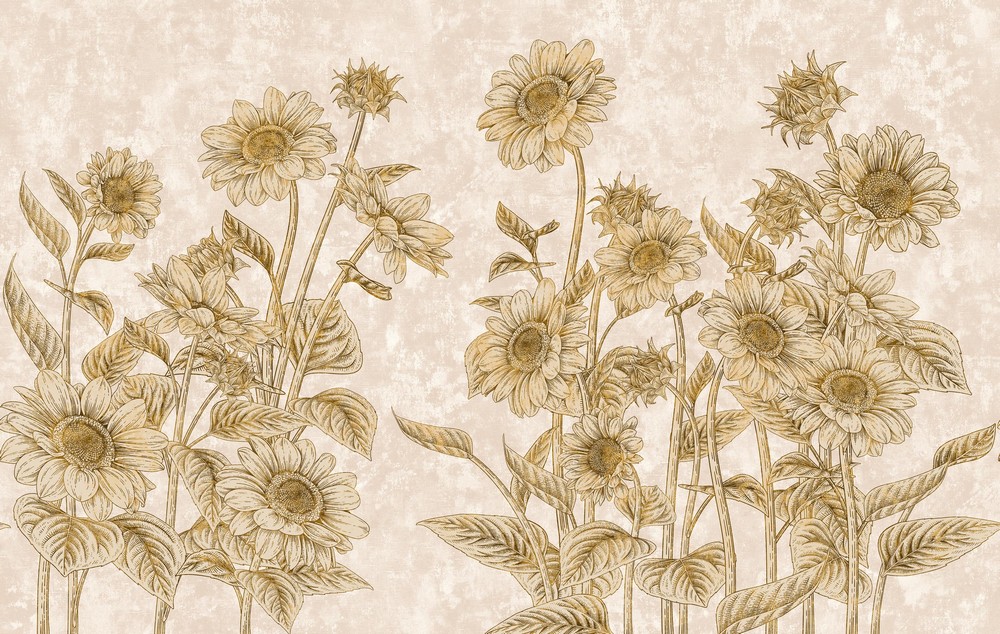 HOME DECOR E DECORAZIONI D'INTERNI: Carte da parati a grandi fiori