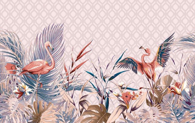 FLAMINGO | Carta da parati con fenicotteri Colore 125 - Nanni Giancarlo FLAMINGO | Carta da parati con fenicotteri Colore 125 - Nanni Giancarlo