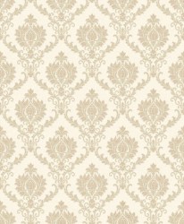 CHARM | Carta parati damasco sabbia dorata - Cod. 236-43