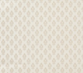 OD 47001 | Carta da parati con gigli stilizzati avorio
