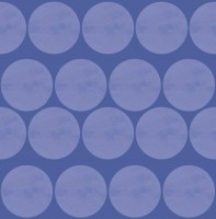 PLAYFUL 96904 | Rivestimento murale a rgrandi cerchi blu