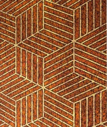SHE 284 Geo | Carta da parati geometrica metal