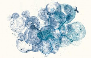 BUBBLE | Carta da parati  bolle - Colore 1 Blue