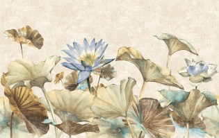 FLOWER NINFEA | Carta da parati raffinata - Colore 234