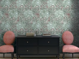 HER 337 | Carta da parati classica effetto ricamo