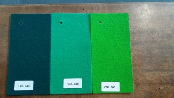 STAND-STELLA | Agugliato per fiere tagliato a metro - Colori Verdi