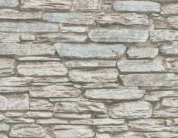 22635 | Carta da parati Vinilica stile mattoni in pietra