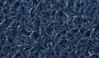 Zerbino asciugapassi in ricciolo di pvc colore: Blu