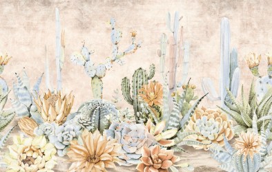 CACTUS | Carta da parati con cactus - Colore 244 [particolare]