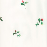 BLO52725 | Carta da parati piccole rose rosse