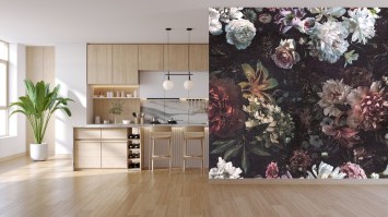 ROSENTHAL  | Carta da parati con grandi fiori - Colore 218