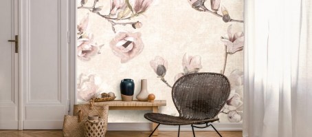 MAGNOLIA | Carta da parati con grandi fiori