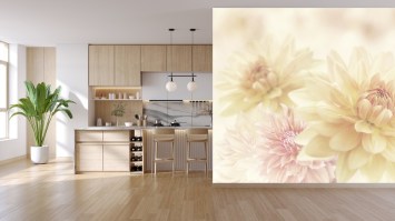 FLOWER - DAHLIA NG | Carta da parati grandi fiori - Colore 1