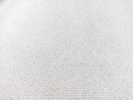 LEV21401 - Carta da parati glitter - Colore bianco