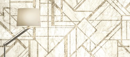 MARMO 8 | Carta da parati geometrico design effetto marmo
