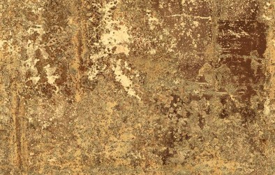 OSSIDO RUST | Carta da parati metallica oro