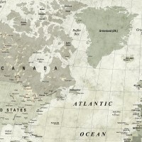 MONDO - WORLD  | Carta da parati cartina mondo - Particolare scritte