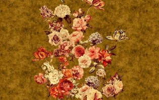 FLOWERS VM | Carta da parati metallizzata - Colore 7