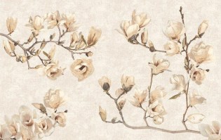 MAGNOLIA | Carta da parati con grandi fiori - Colore 110